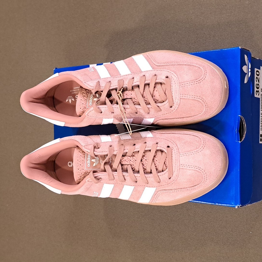 Adidas Gazell Indoor Sneaker - Color: Clay / White - Size: Women 9.5 - Picture 2 of 10